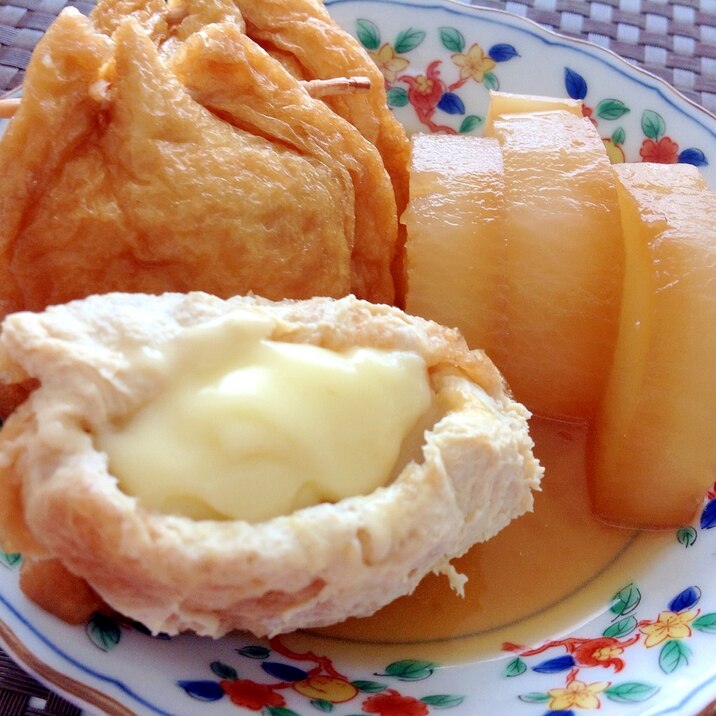 チーズ入りとろ りもち巾着と大根の煮物 レシピ 作り方 By Mywayu 楽天レシピ チーズ入りとろ りもち巾着と大根の煮物 レシピ 作り方 By Mywayu 楽天レシピ